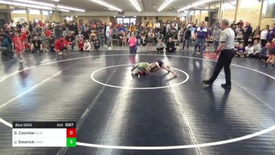 M 58 lbs Quarterfinal - Graham Coombe, Bloomsburg vs Jeffrey Swanick, Hawley