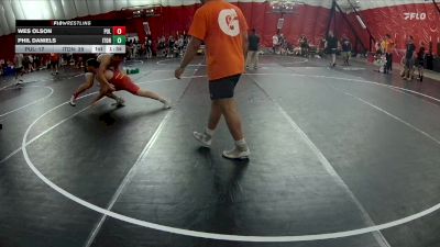 215 lbs Round 2 (8 Team) - Wes Olson, Pulaski vs Phil Daniels, Illinois Top Dawgs Navy