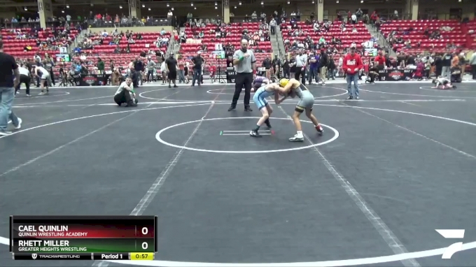 64 Lbs Cons. Round 4 - Cael Quinlin, Quinlin Wrestling Academy Vs Rhett ...