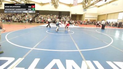 184-H lbs Round Of 32 - Ryan Sklavounos, Westwood vs JohnVincent Sammartano, Chaminade