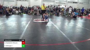 60-B lbs Consolation - Alexander Nasibullin Milovsky, OH vs Dawson Bittinger, MI