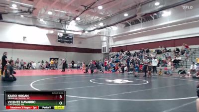 46-49 lbs Round 1 - Vicente Navarro, Contenders WA vs Kairo Hogan, Franklin Central WC