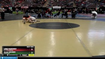 170 lbs Cons. Round 2 - Jose Martinez, Mt. View Oregon vs Elias DeVries, Tri-Valley