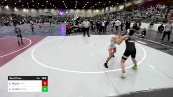 106 lbs Semifinal - Ethan Regas, Cornerstone MC vs Koen Labrum, Carbon