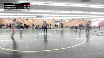 145 lbs 3rd Place - Karter Stone, Montoursville vs Connor Dugan, Lehighton