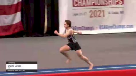 Charlie Larson - Tumbling, TCT - 2021 USA Gymnastics Championships