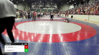 90 lbs Final - Gavin Newton, Teknique Wrestling vs Javen Russo, Troup Wrestling