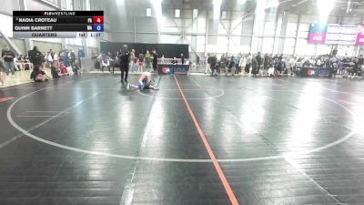 12U Girls - 87 lbs Quarters - Isabella Wake, WA vs Timber Hernandez, MT