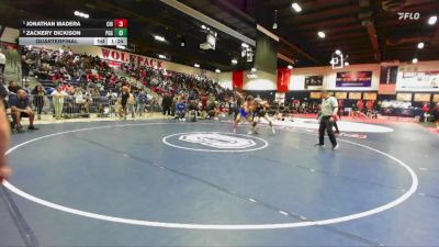 132 lbs Quarterfinal - Jonathan Madera, Chino vs Zackery Dickison, Pacifica/GG