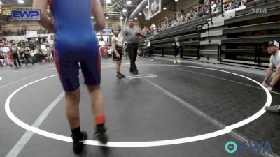 90-100 lbs Rr Rnd 1 - Travis Tonubbee, Chandler Takedown Club vs Kaden Payne, Lone Grove Takedown Club