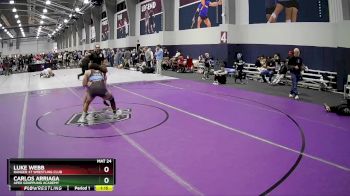 138 lbs Semifinal - Carlos Arriaga, Apex Grappling Academy vs Luke Webb, Ranger 47 Wrestling Club