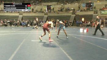 133 Championship Bracket Champ. Round 2 - Kaden Clark, Forest Lake vs Dylan Groess, Albert Lea