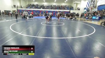 120 lbs Champ. Round 1 - Tayson Merzlock, Pocatello vs Braxton Stump, Vallivue