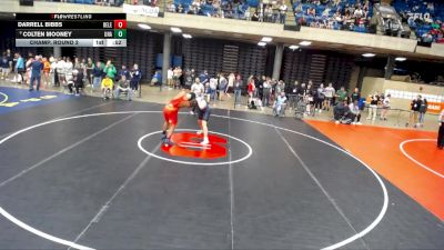 215 lbs Champ. Round 2 - Colten Mooney, Unattached vs Darrell Bibbs, Belleville East