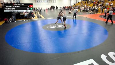 174 lbs Quarterfinal - Mason Day, Indianapolis vs Michael Durham, Indiana Tech