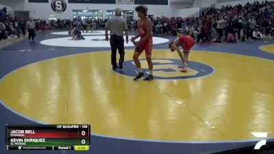 138 lbs Champ. Round 2 - Jacob Bell, Etiwanda vs Kevin Enriquez, El Modena