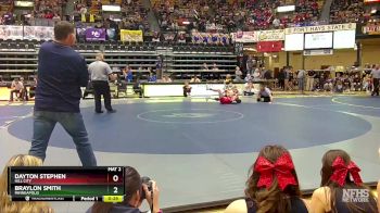 150 lbs Cons. Round 3 - Dayton Stephen, Hill City vs Braylon Smith, Minneapolis