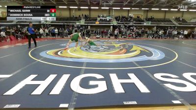 113 lbs Semifinal - Michael Quinn, Bishop Hendricken vs Dominick Sousa, Smithfield