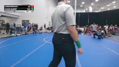 92 lbs Round 4 (6 Team) - Chase Gilbert, POWA vs Logan Brickley, Rebellion