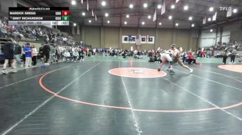 285 lbs Cons. Round 7 - Grey Richardson, Buford vs Maddox Gregg, Edmond North