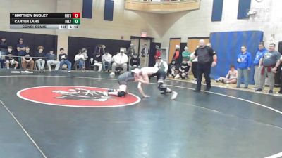 150 lbs Consolation - Matthew Dudley, Northbridge vs Carter Lang, Beverly