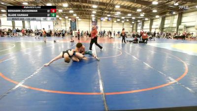 132 lbs Consi Of 4 - Benjamin Zuckerman, CT vs Glade Harman, UT