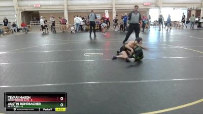 82 lbs Round 1 (4 Team) - Austin Rohrbacher, Mi Pitbulls vs Tevari Mason, Peer Pressure Elite