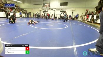 54 lbs Rr Rnd 2 - Gwyneth Jones, Warner Eagles Youth Wrestling vs Tiana Byrne, Miami Takedown Club