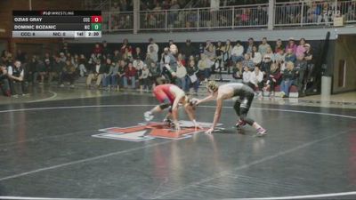 133 lbs Dominic Bozanic, North Idaho College vs Ozias Gray, Clackamas Community College