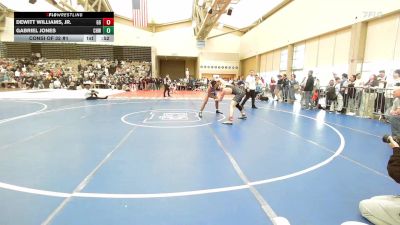 162-H lbs Consi Of 32 #1 - DeWitt Williams, Jr., G6 vs Gabriel Jones, Cherry Hill West