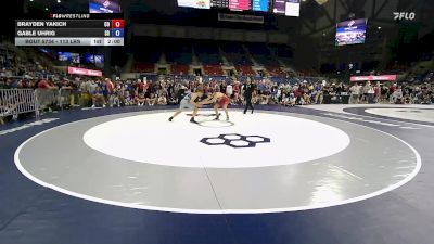 113 lbs Cons. Rd Of 128 - Brayden Yakich, CO vs Gable Uhrig, SD