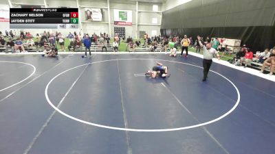 Junior Boys - 132 lbs Cons. Round 4 - Jayden Stitt, Young Guns Nashville Wrestling vs Zachary Nelson, Grand Forks Gladiators Wrestling Club