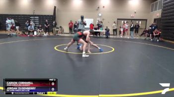 145 lbs Champ. Round 2 - Carson Cornwell, Moen Wrestling Academy vs Jordan Dusenberry, Big Game Wrestling Club