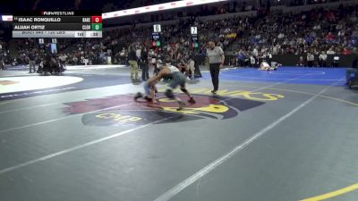 120 lbs Consi Of 16 #2 - Isaac Ronquillo, Bakersfield (CS) vs Alijah Ortiz, Clovis North (CS)