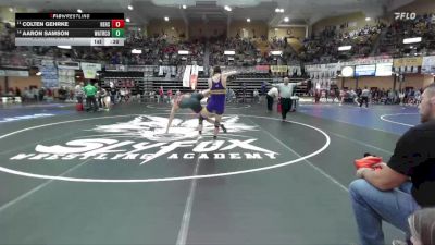 150 lbs Cons. Round 1 - Aaron Samson, WaKeeney-Trego Community Hs vs Colten Gehrke, Herington Hs