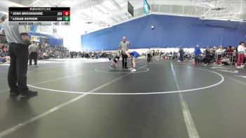 175 lbs Cons. Round 3 - Josh Brookshire, Junction City vs Logan Euthon, Olathe Northwest