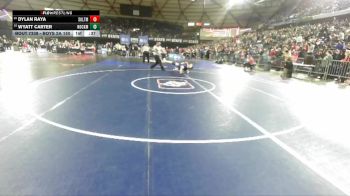 Boys 2A 150 lbs Cons. Round 1 - Dylan Raya, Sultan vs Wyatt Carter, Hockinson