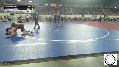 118 lbs Consi Of 64 #2 - Chris Vasquez, Yukon vs Jackson Wilson, Sapulpa Jr High