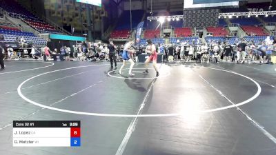 150 lbs Cons 32 #1 - Joseph Lopez, CA vs Gabriel Metzler, WI