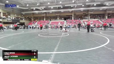 115 lbs 5th Place Match - Miles Lackner, Bobcat vs Cole Simon, Wamego