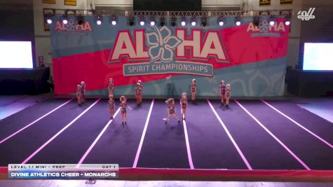 Divine Athletics Cheer - Monarchs [2026 L1.1 Mini - PREP Day 1] 2026 Aloha Baltimore Showdown