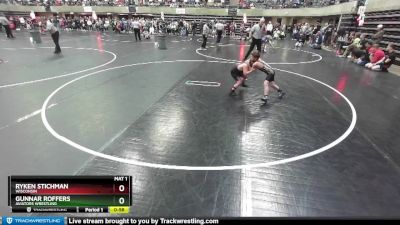 70-75 lbs Quarterfinal - Ryken Stichman, Wisconsin vs Gunnar Roffers, Aviators Wrestling