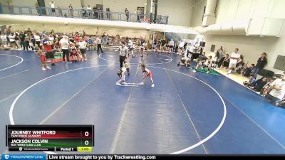 44-47 lbs Round 2 - Journey Whitford, Team Pride Academy vs Jackson Colvin, Roy Wrestling Club