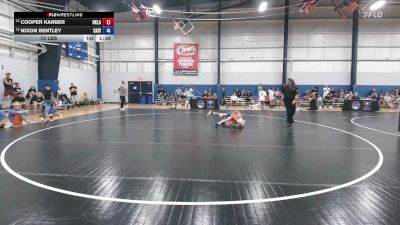 75 lbs Cooper Karber, Oklahoma vs Nixon Bentley, California Silver