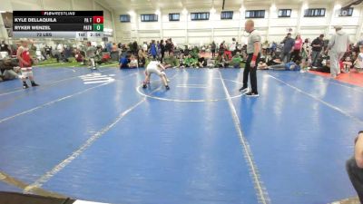 72 lbs 5th Place - Kyle Dellaquila, PA Titan WC-EL vs Ryker Wenzel, Patriots Wrestling Club-EL