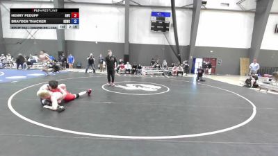 Junior FS - 150 lbs Cons. Round 4 - Henry Feduff, Airborne Wrestling Club vs Brayden Thacker, Reality Sports Wrestling Club