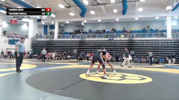 175 lbs 1st Place Match - Hayden Groll, Napoleon vs Kaden Bish, Mohawk