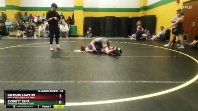 95 lbs 3rd Place Match - Everett Finn, Grizzlies Wrestling Club vs Jackson Lawton, East Edisto Middle School