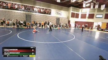 41 lbs 5th Place Match - Titus Davidson, Wasatch vs Miles Bringhurst, Westlake
