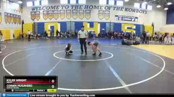 66 lbs Champ. Round 1 - Corbin Mugavero, Naples Bears vs Kyler Wright, NBWA